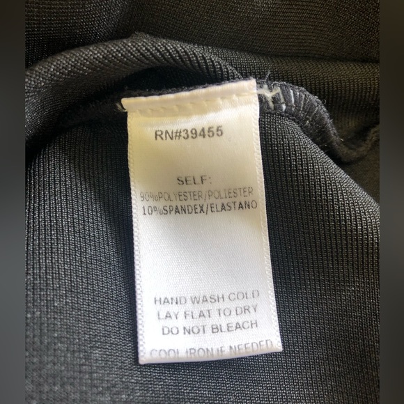 CHELSEA-HIGH WAISTED BANDAGE PENCIL SKIRT SLIP IN black colour - Picture 6 of 6